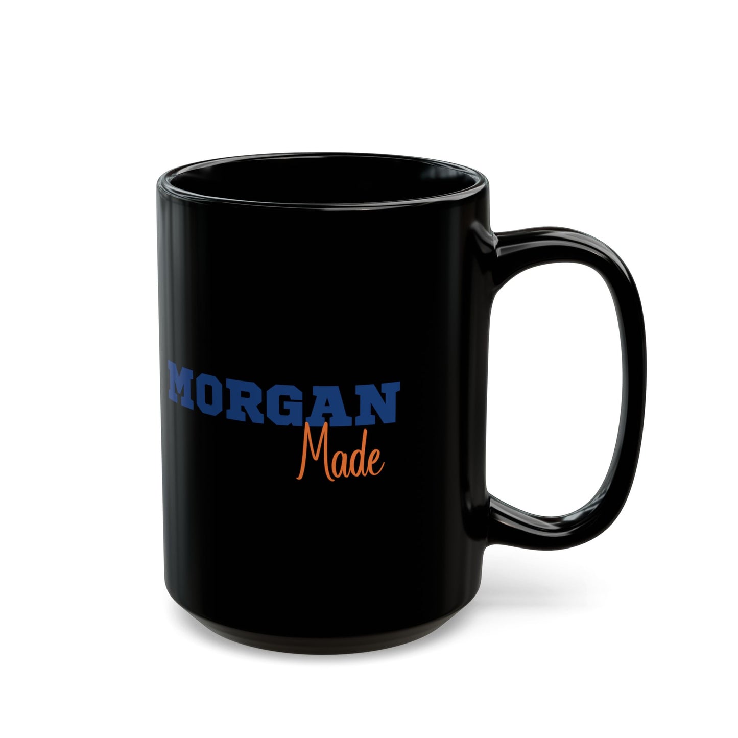 Morgan State University Custom Mug - "Morgan Made" MSU Alumni & Student Gift - Black