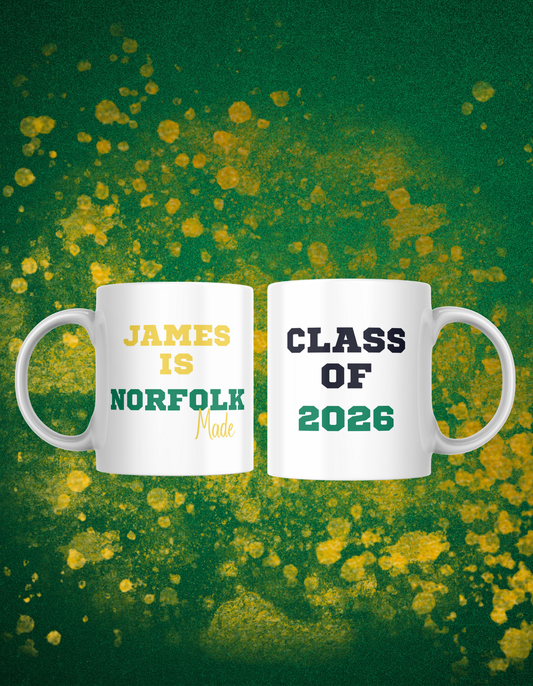 Personalized Norfolk State Class Of Graduation Mug 11oz