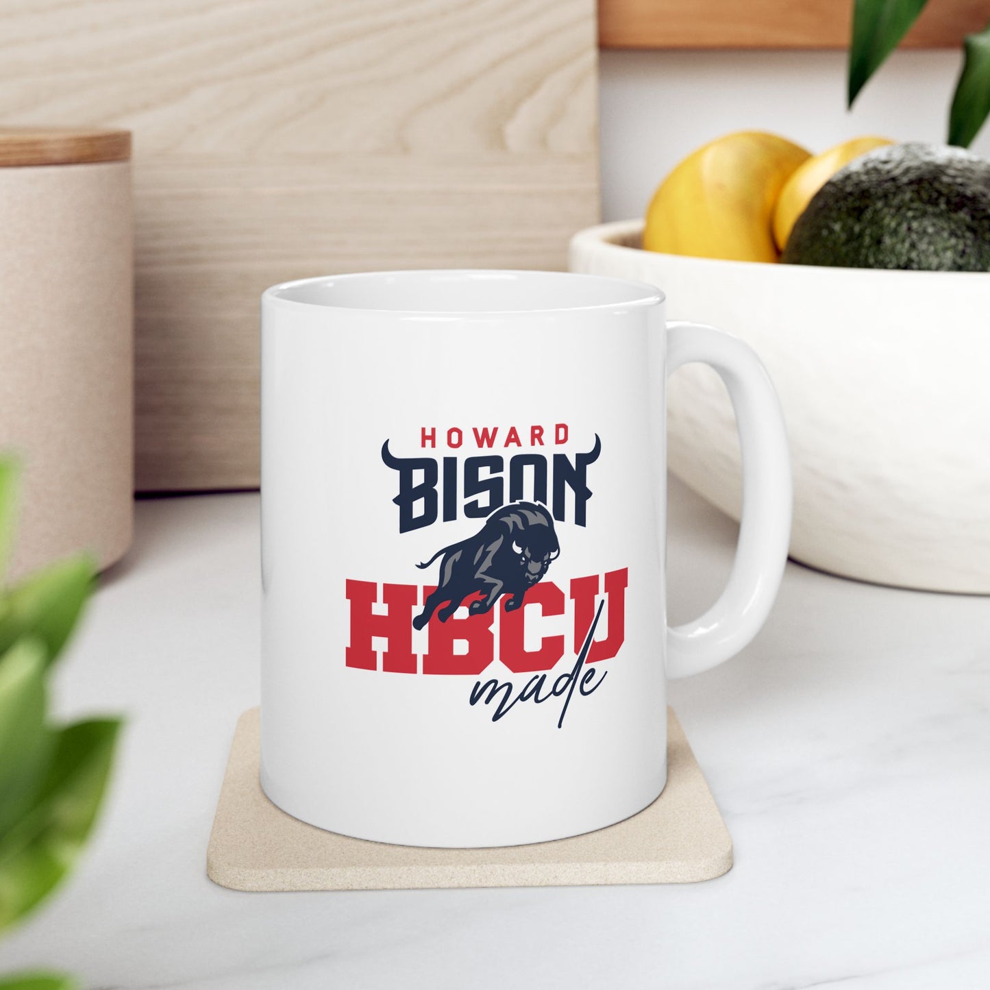 Howard University Made Graduation and Alumni Gift Ceramic Coffee Mug (11oz & 15oz)
